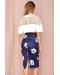 Wanderlust Neoprene Midi Skirt